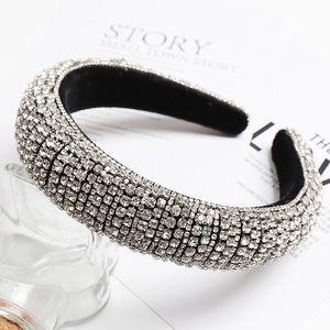 Silver Rhinestone Headband